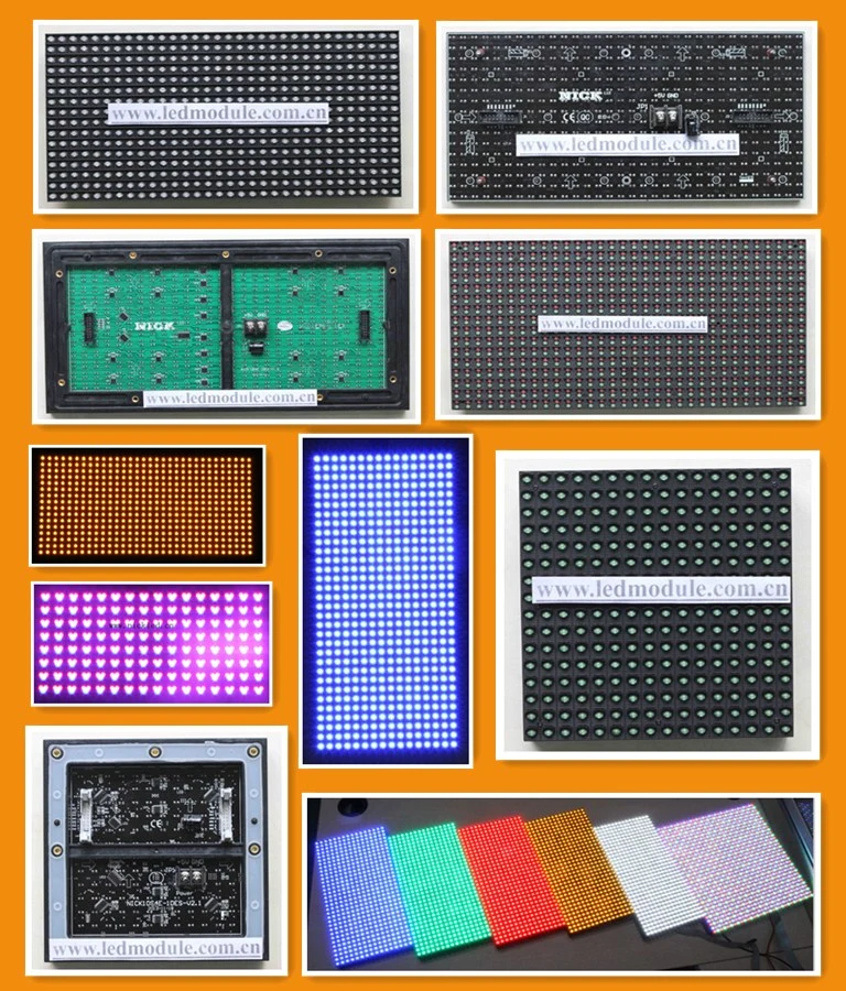 P810 Indoor & Outdoor Single Color Vehicle LED Display Module