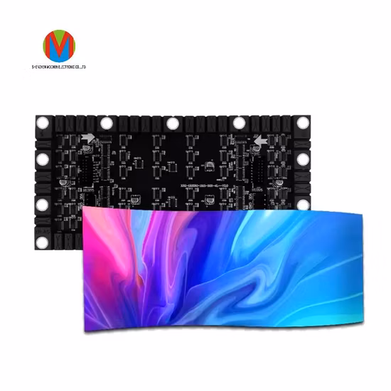 Display curvo per interni che pubblicizza il modulo LED flessibile/morbido 320*160mm