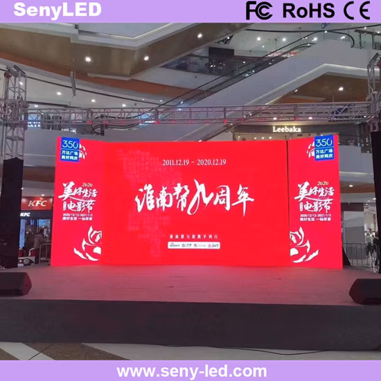 Pannello per schermi a parete per video LED per esterni mobili per interni P3.91 Display pubblicitario